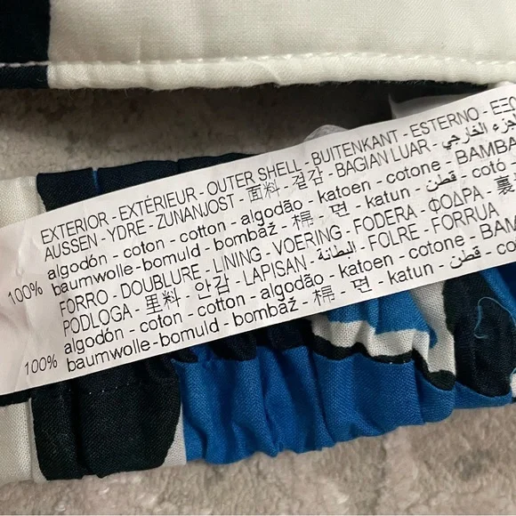 ZARA Floral Crop Top Blue/White Size XS NEW!! - Picture 5 of 9